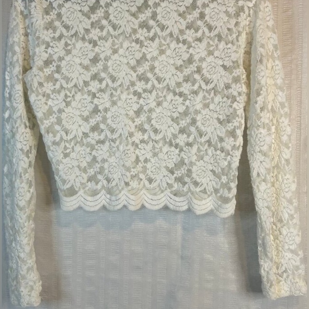 EUC Cream Lace Top